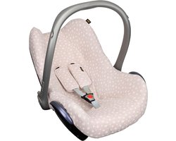 Maxi Cosi hoes Pebble Cabriofix Citi - Autostoelhoes Groep 0 - Zacht Katoen - Met Waterdichte Voering ter Bescherming van je Autostoel - Perfecte Pasvorm - Combineer met de Bijpassende Ukje Zonnekap Voetenzak en Gordelbeschermer - Daisy wafeltje