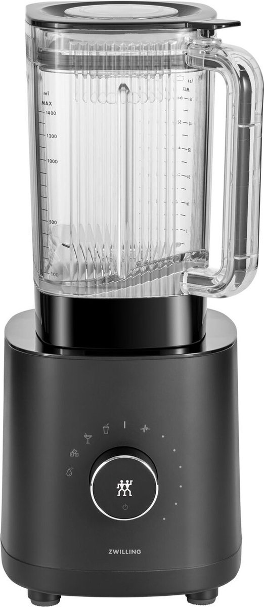 ZWILLING 53002-001-0 blender 1400 l Keukenblender 1200 W Zwart