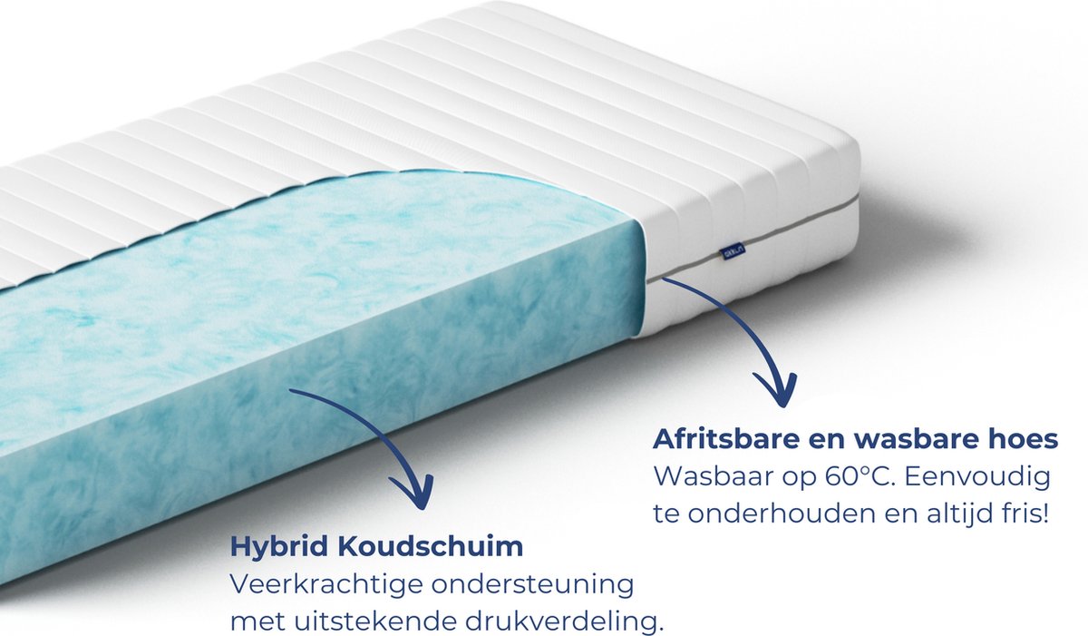 Akkon Hybrid Matras 160x200 - 21 cm dik thumbnail 2