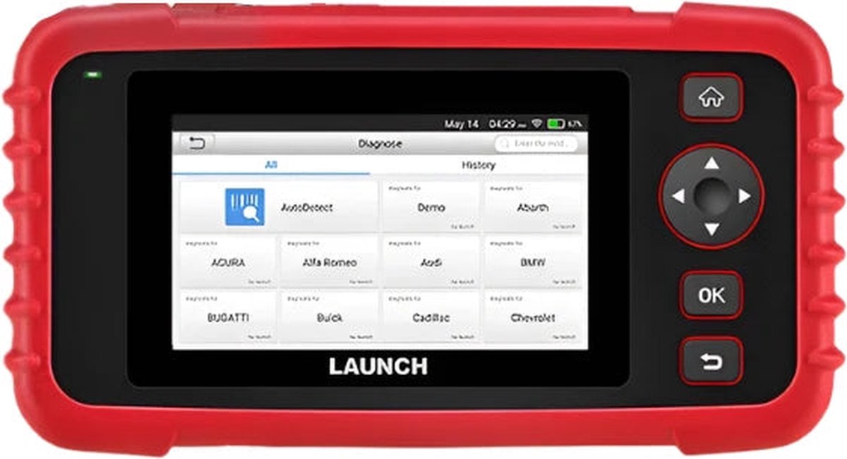 Launch - OBD2-scanner - Diagnosecomputer - Slimme diagnosetool - Foutverwijdering ABS SRS Engine AT+ 7 Reset-service - RoodLancering - OBD2-scanner - Diagnosecomputer - Slimme diagnosetool - Foutverwijdering - ABS SRS Engine AT+ 7 Reset-service