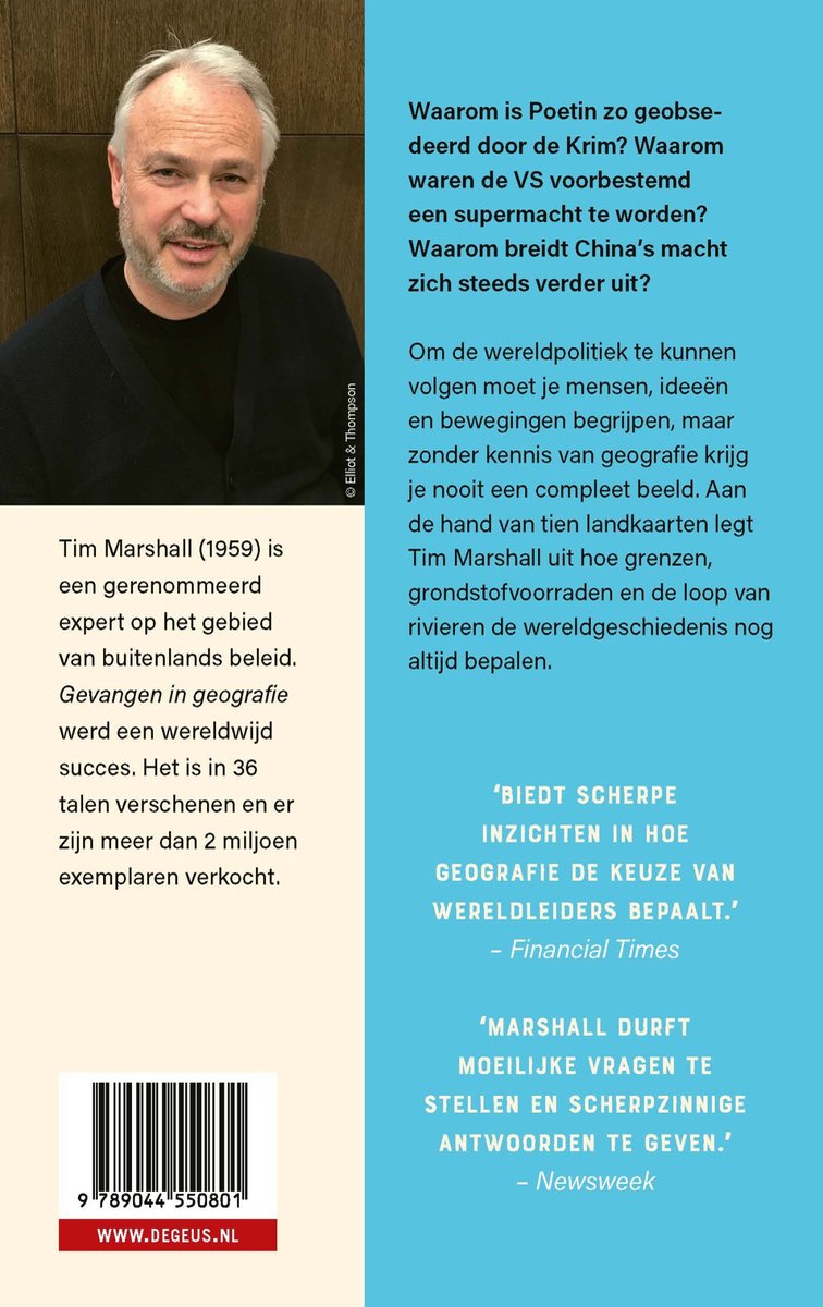 Gevangen in geografie - back cover