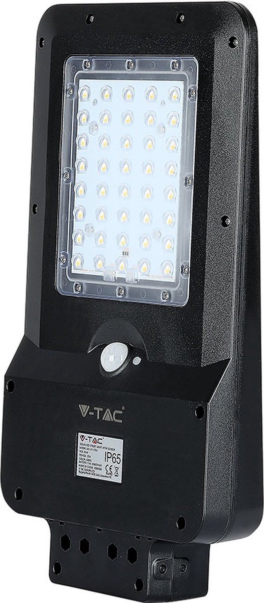V-TAC VT-ST15 Solar Verlichting Straatverlichting 15W 1600lm 6000K IP65 Zwart VT-ST15