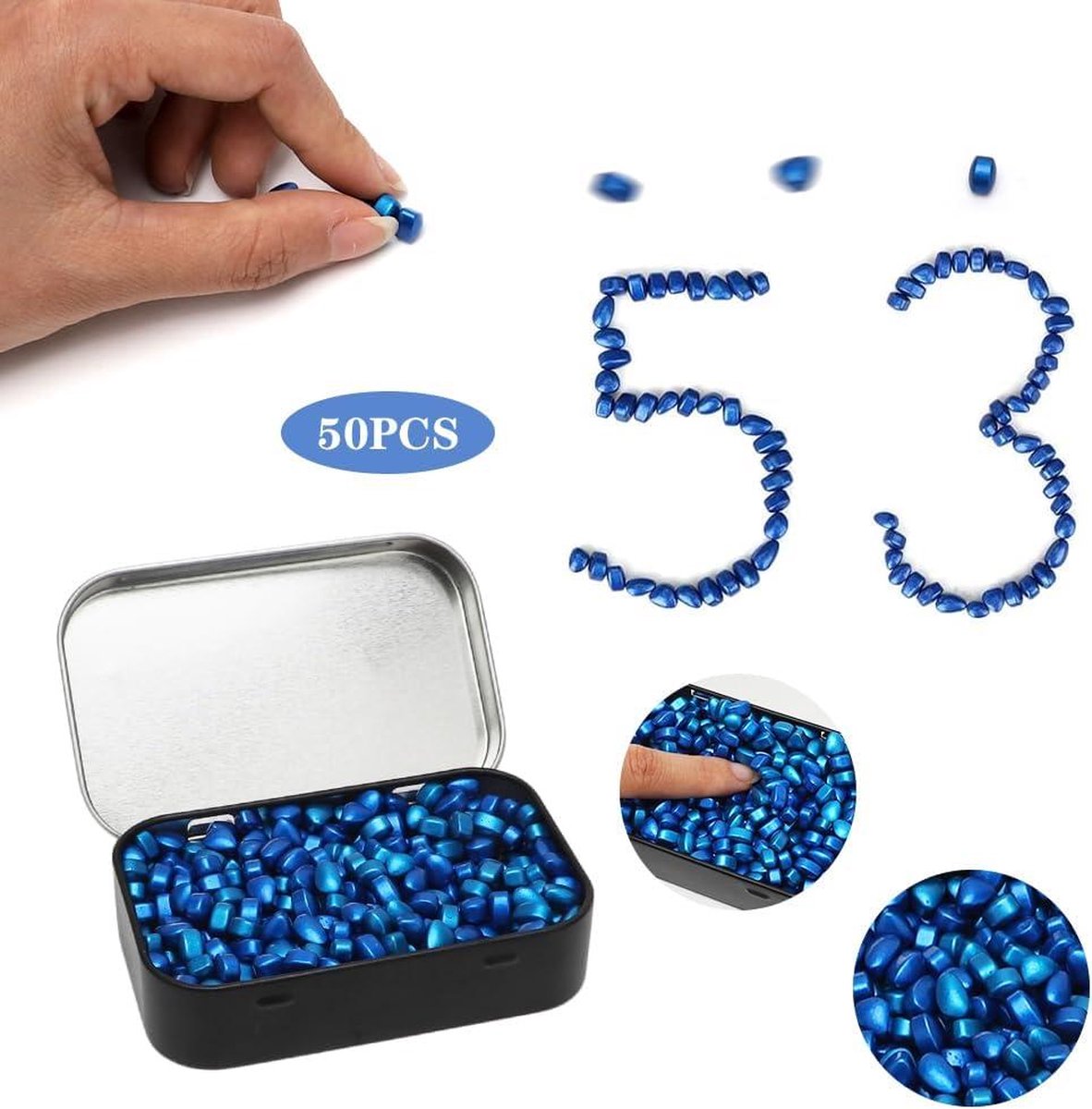 Zikenis Crack Magnets – 550+ Pièces (5-7 Mm) – Aimants Anti-stress – Ferrite – 500g – Créativité Et Relaxation