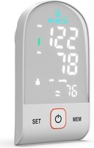 Bol.com BURCH Med Pro Bovenarm bloeddrukmeter - Bloeddrukmeters - WIT- 2 persoons 90x opslaan - Met batterijen - Voldoet aan WHO... aanbieding