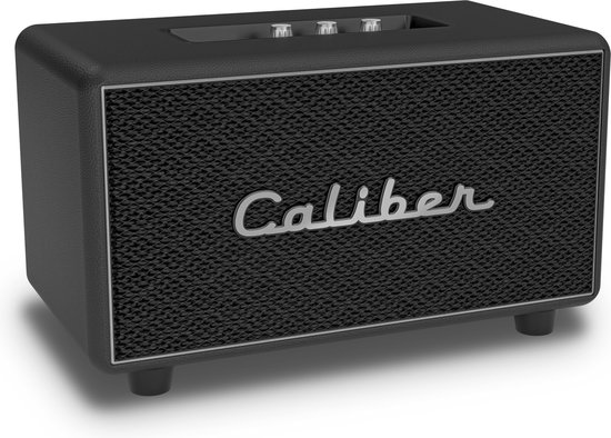 Caliber Retro Bluetooth Speaker 200W Vintage Houten Kabinet USB AUX TWS Bass Treble Regl.