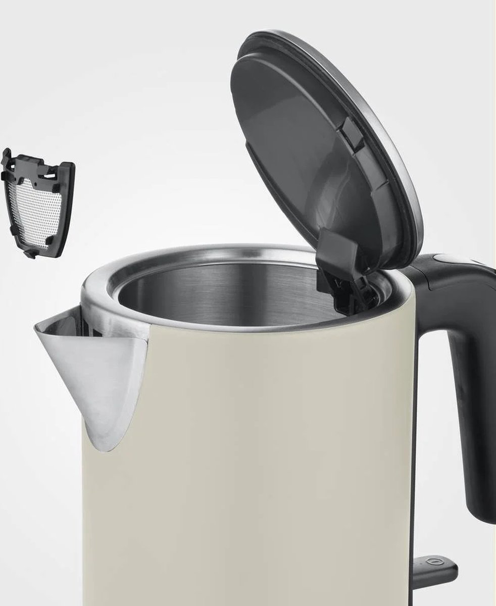 Severin 9577 Waterkoker - BPA-vrij - Controlelampje - Beige/Zwart — afbeelding 2