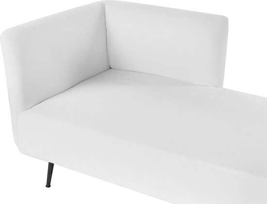 RIOM - Méridienne - Wit - Côté gauche - Tissu