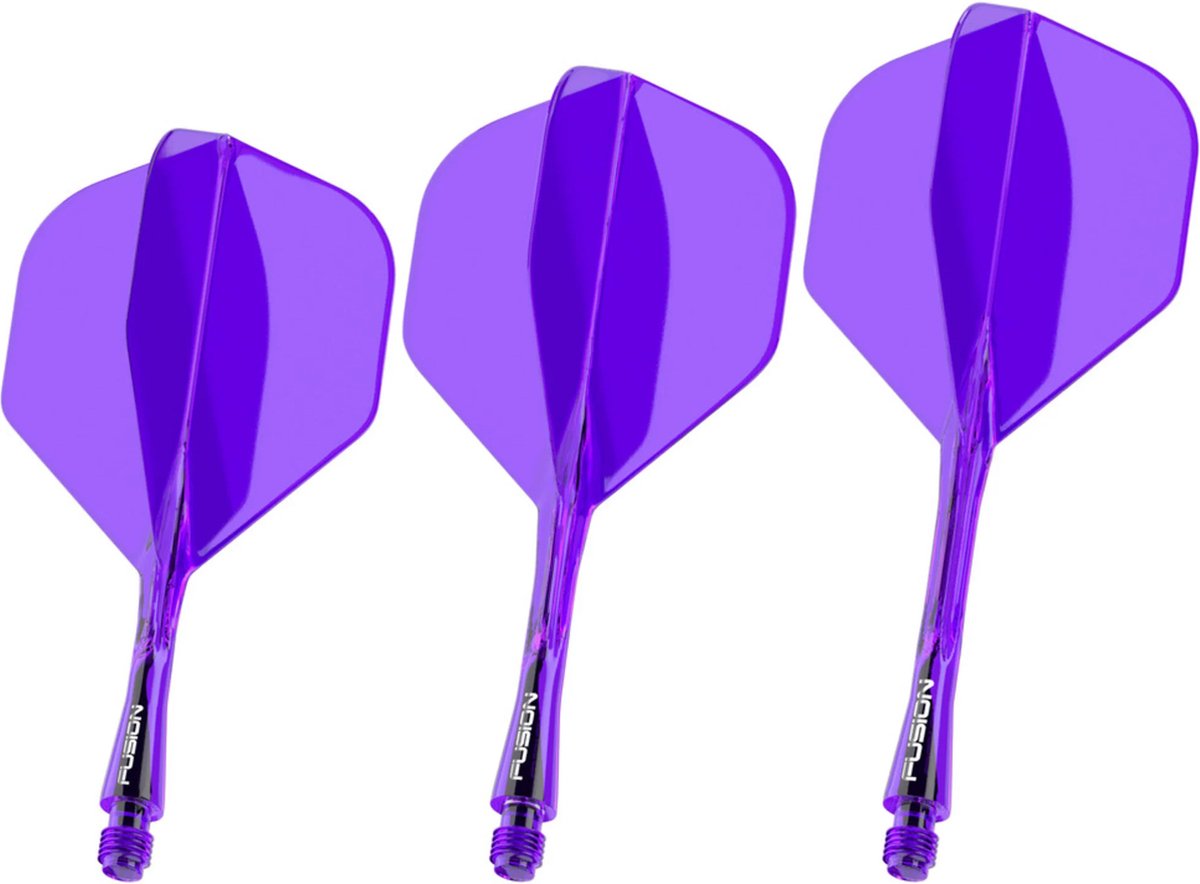 Winmau Fusion Purple NO2 - Dart Flights Short