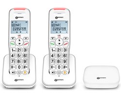 Geemarc Liberty 200 Twin DECT telefoon – 2 handsets – versterkt geluid tot 30dB