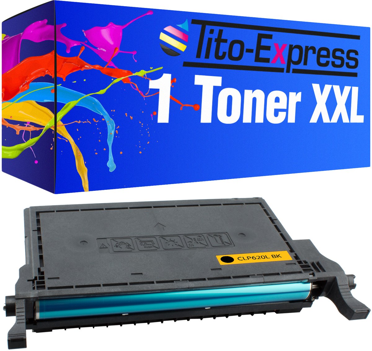 PlatinumSerie® 1 toner XXL alternatief voor Samsung CLP-620 CLT-K5082L black