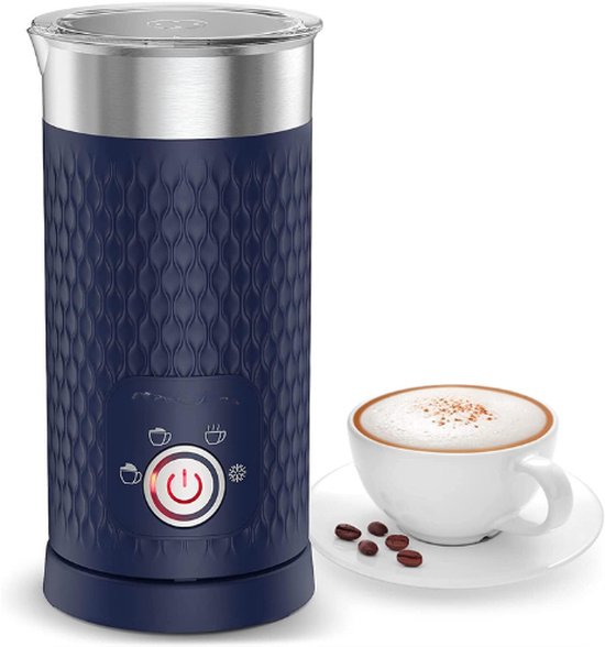 Maestri House 4-in-1 Melkopschuimer, 600 ml, elektrische melkopschuimer met variabele temperatuur en schuimdikte, smart touch-bediening, voor latte cappuccino, warme chocolademelk, warme melk