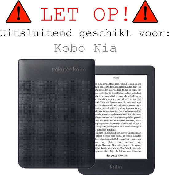 Screenprotector Folie Geschikt voor Kobo Nia Screenprotector Bescherm Folie - Screenprotector Folie Geschikt voor Kobo Nia Screen Protector Screen Cover — afbeelding 2