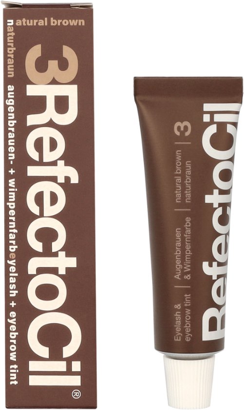 RefectoCil Wenkbrauw- en Wimperverf - Nr. 3 Bruin - 15 ml