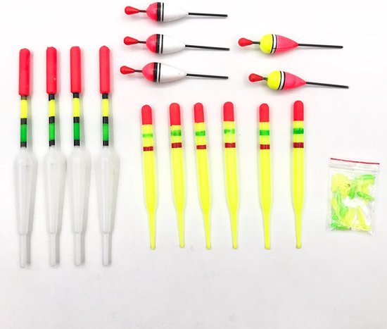 15 Delige Set - Vis Dobber Set - Vissen - Aas - Dobbers - Set van 15 visdobbers - vissen - Verschillende maten en stijlen - verschillende aas en technieken - Duurzaam en betrouwbaar - visaccessoires - Compleet set van MPMD — afbeelding 5