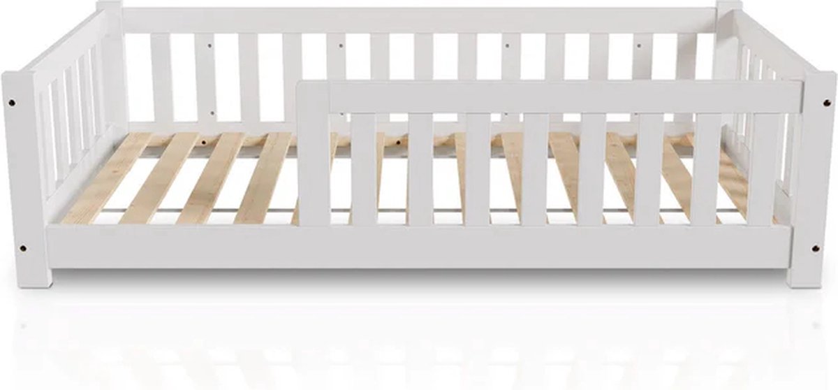 Kinderbed Naya - 80 x 160 cm - Wit