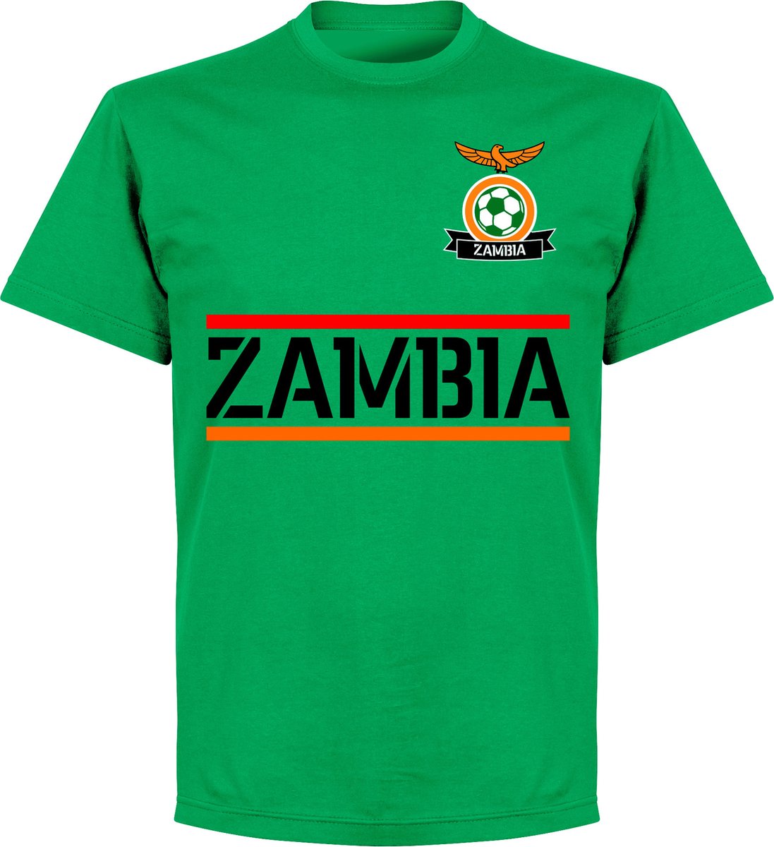 Zambia Team T-Shirt - Groen - XL