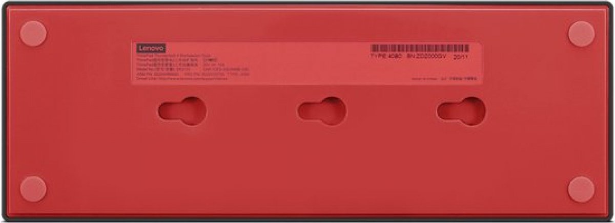 Lenovo 40B00300UK laptop dock & poortreplicator Bedraad Thunderbolt 4 Zwart, Rood thumbnail 3