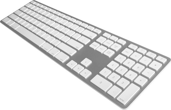 Matias Wireless USB-C Keyboard Mac german silver
