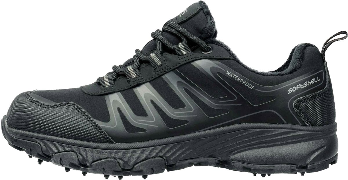 Trekker winterschoenen met spikes Trekking Zwart