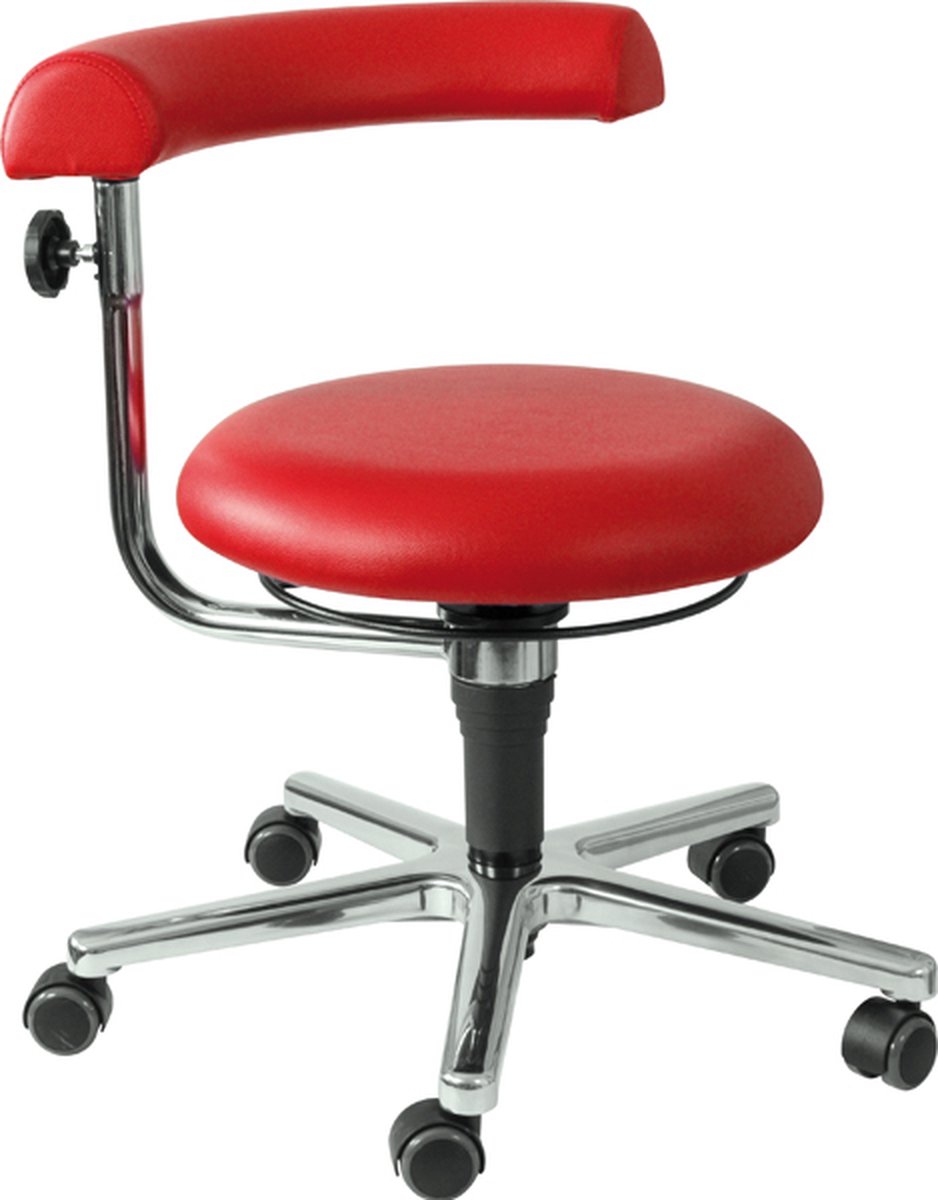 Eduplay kinderstoel rood verstelbaar 34-41 cm - speelgoedstoel.