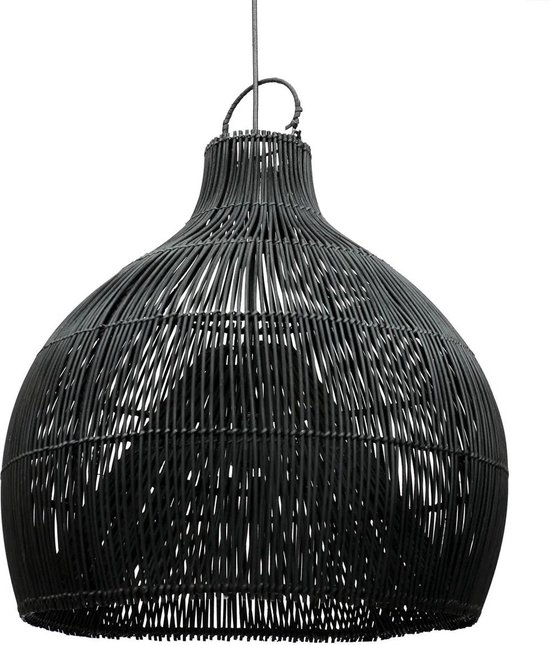 LaoZhang Eenvoudige stoffen lamp, rustieke hanger verlichting linnen stoffen lampenkap trommel hanglamp, voor slaapkamer eetkamer woonkamer, kamer lantaarn decoratie verlichting