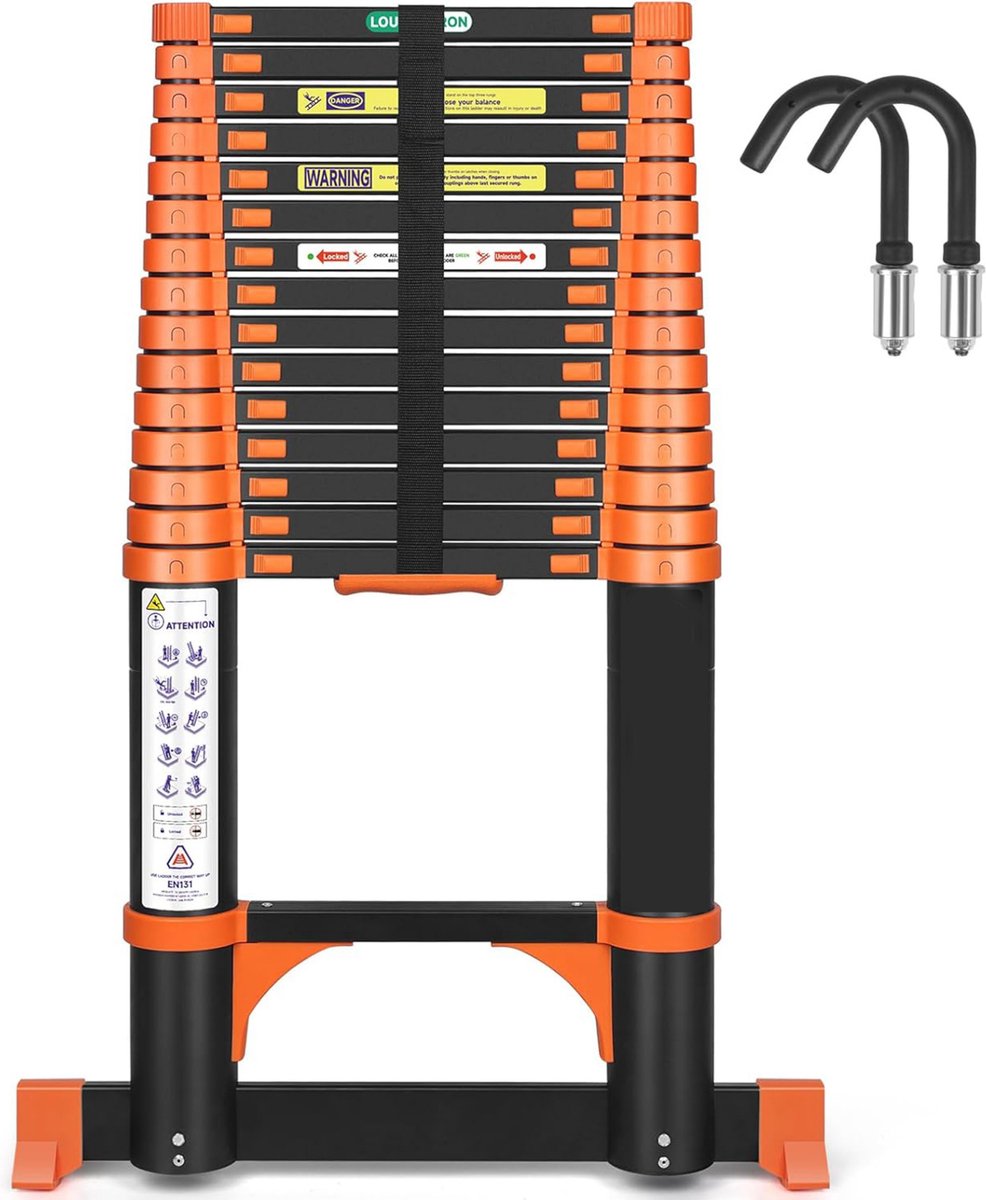 DailySupplies® Telescoopladder - Vouwladder - Telescoopladder Aluminium
