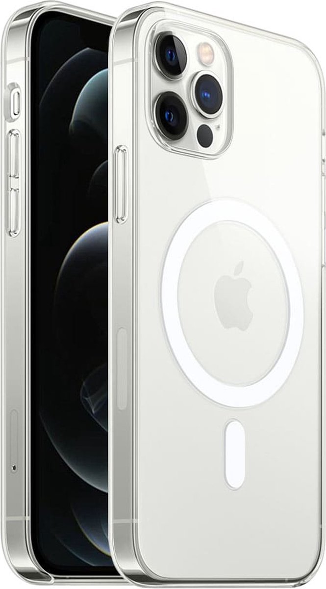 Casify Doorzichtig Hoesje geschikt voor MagSafe iPhone 12 Pro Max Hoesje - Transparant
