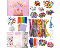 Lexium Knutselkoffer - Knutselset - Knutseldoos - Knutselbox - Creatief Speelgoed voor Kinderen - Knutselen Meisjes - Knutselen Jongens