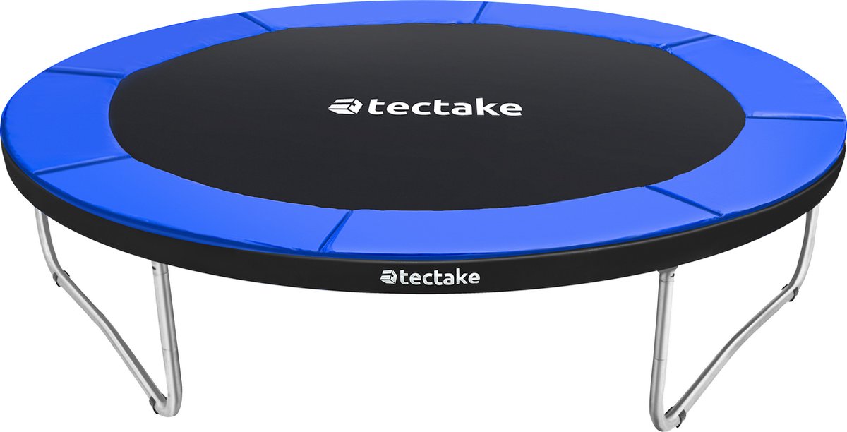 tectake® Trampoline met Veiligheidsnet en Trap - 244 cm - Veilig en Stevig - Voor buiten - Tuintrampoline - Fitnesstraining - Kindertrampoline — afbeelding 3