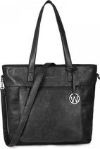 Wimona Laptoptas / Werktas / Aktetas Dames - 15 inch - Evelina - Zwart