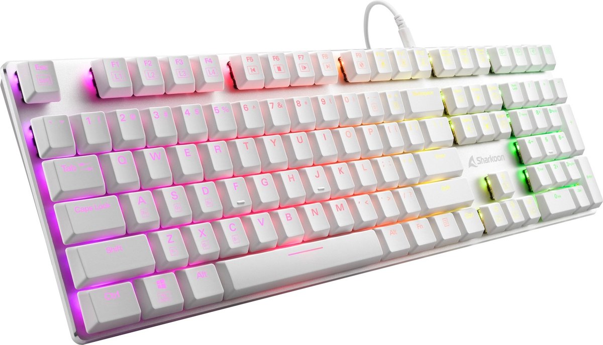Sharkoon PureWriter RGB gaming toetsenbord RGB leds