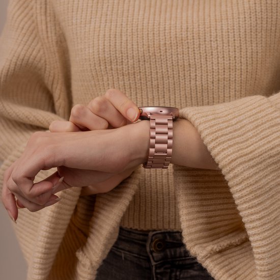 Bracelet en acier Strap-it® pour Samsung Galaxy Watch 4 - Rose