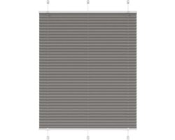 vidaXL - Plissé - rolgordijn - 110x150 - cm - stofbreedte - 109,4 - cm - antraciet