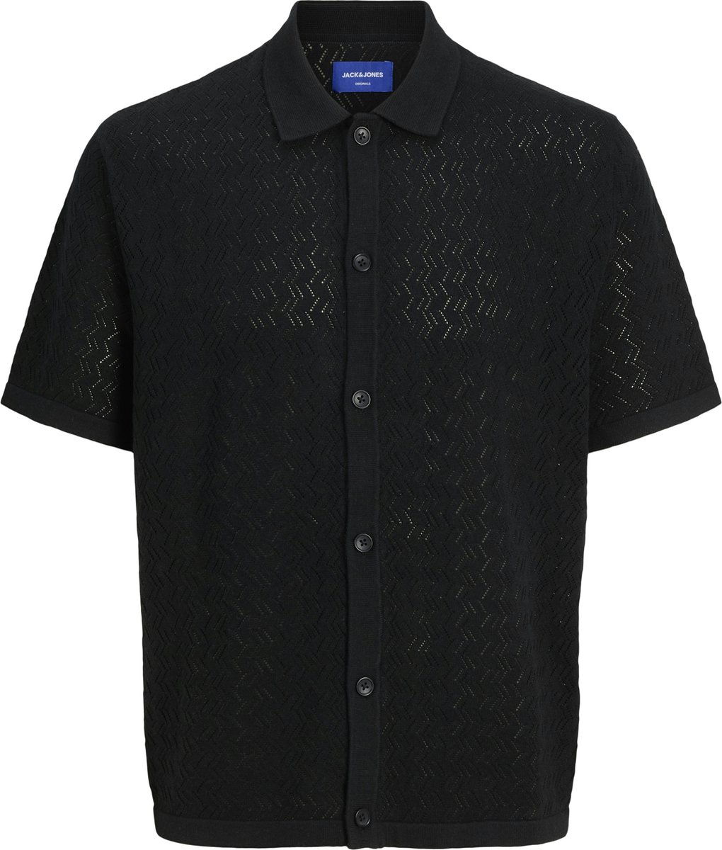 Jack & Jones Gebreide overhemd Gestructureerd Gebreide overhemd