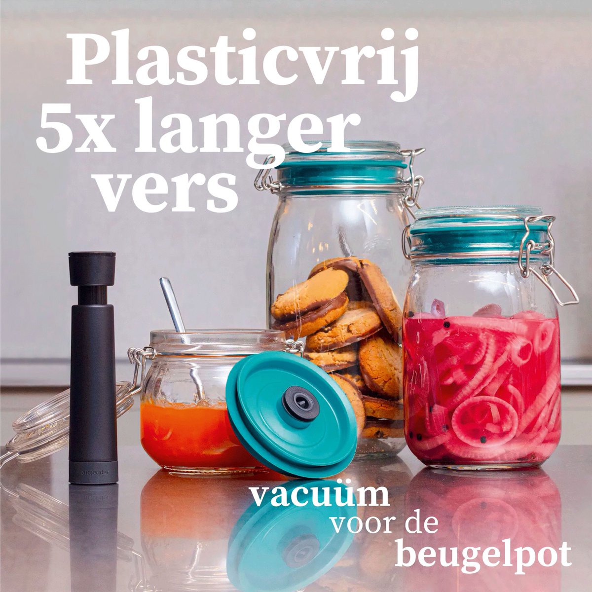 Elektrische Vacuümsealer voor Weckpotten Automatische Vacuümsealer voor