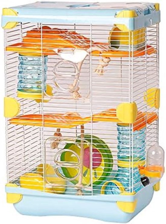 Cage for Hamsters and Mice MINI DUNA SPACE, Accessories and Stickers Included Al