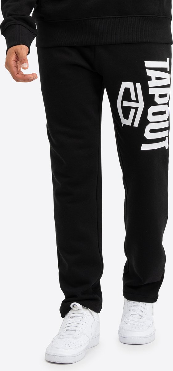 Tapout Jogginghose Active Basic Jogger Jogginghose normale Passform Black/White-M