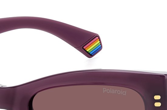 Polaroid Zonnebril PLD 6237/S/X Volwassenen Rood Polariserend GRS (global recycled standerd) certificated van Merkloos — afbeelding 5