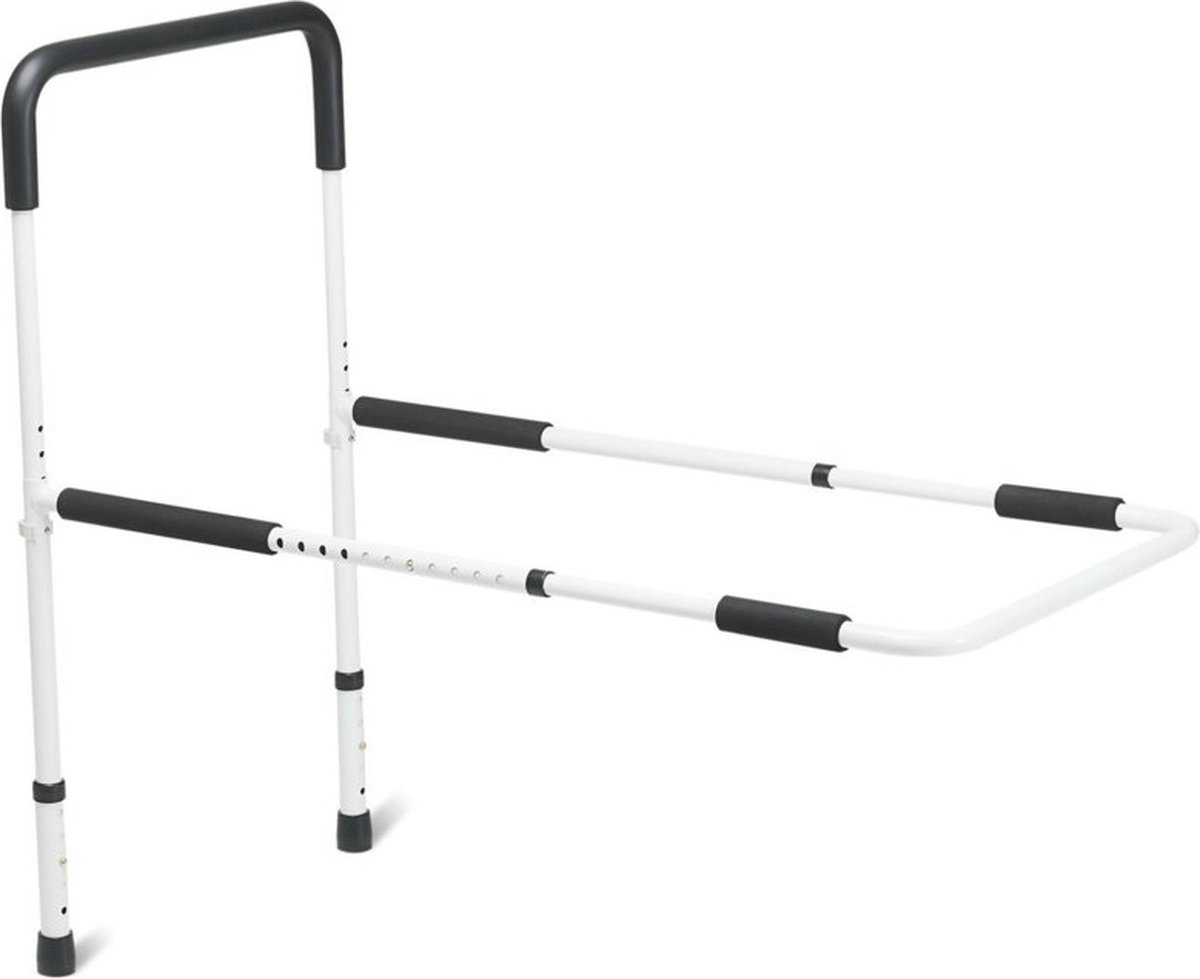 Goedkoopste Multimotion Bedsteun / bedbeugel / bedgreep met steunpoten - Verstelbaar - Uitstapbeugel voor boxspring bed en bed zonder ombouw om matras