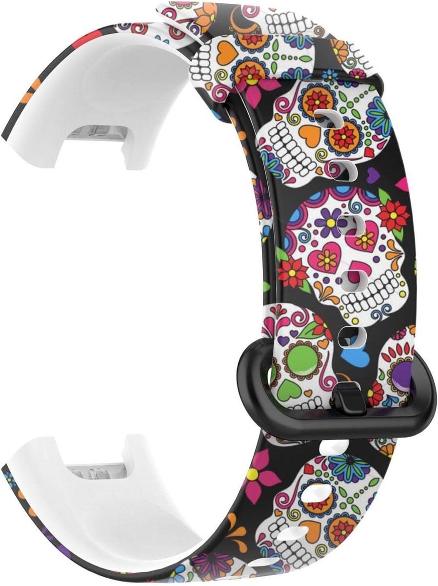 Vervangende siliconen bandbanden compatibel met Mi Horloge Lite - Rood - Horlogeband .