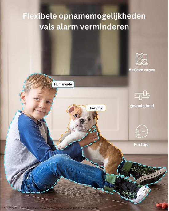 ApexArte® Hondencamera - Huisdiercamera - Babyfoon met Camera en App - Baby Monitor - Full HD - Wit van ApexArte — afbeelding 4