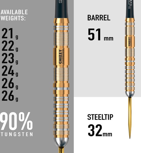 Chizzy 90% tungsten 25Gr van Chizzy — afbeelding 2