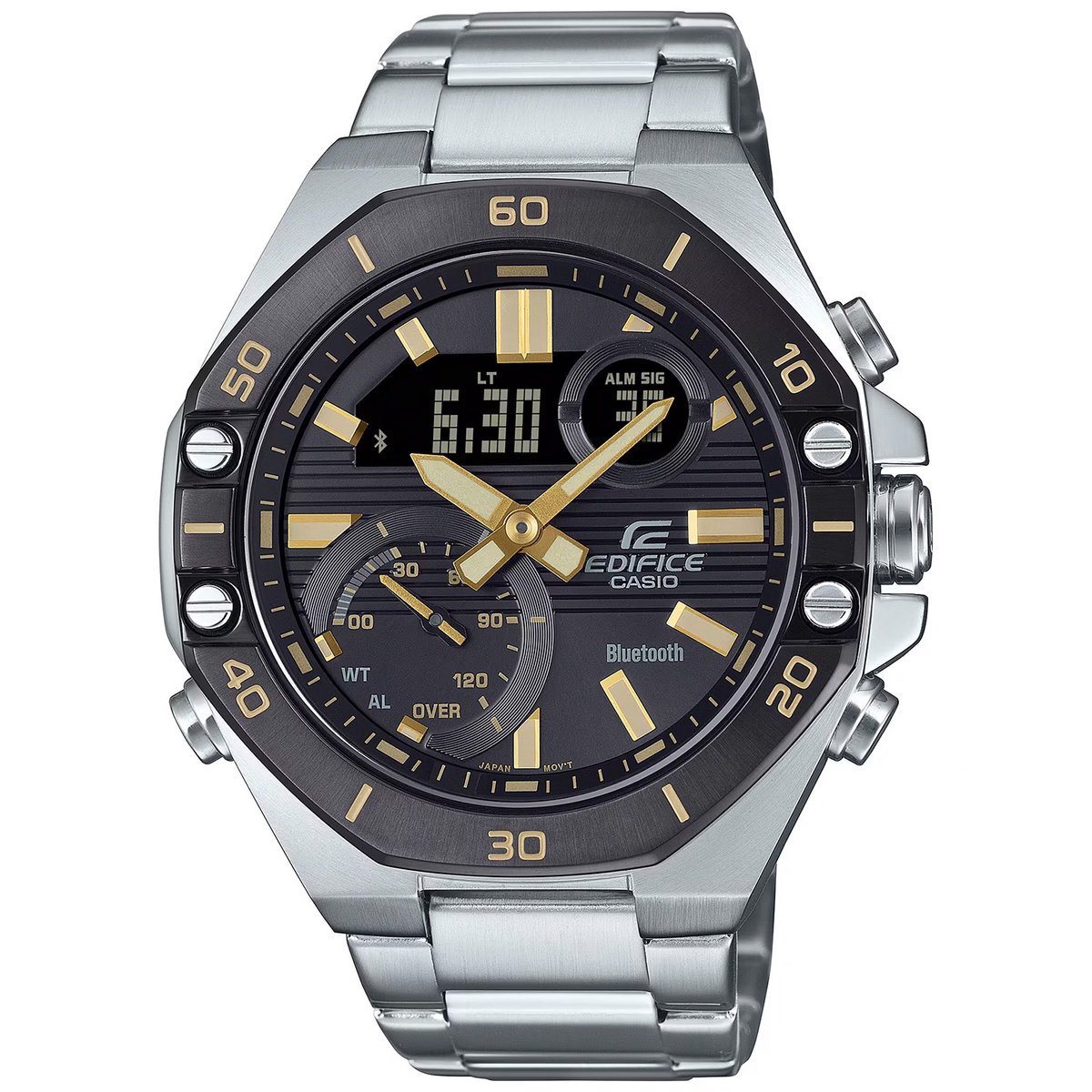 Casio Edifice ECB-10DB-1A9EF Horloge - Staal - Zilverkleurig - Ø 44 mm