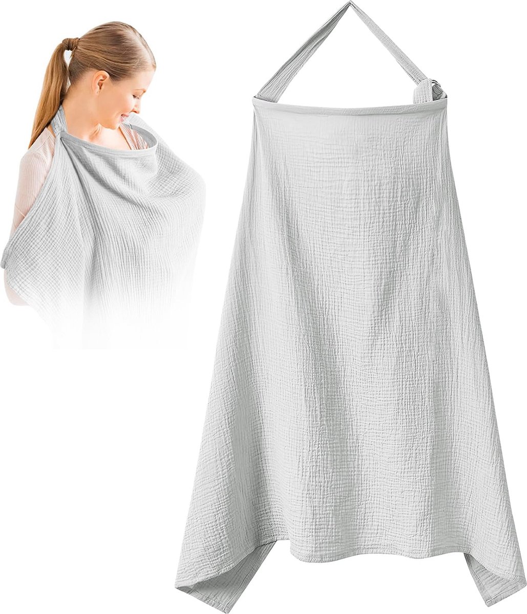 Goedkoopste Goodivery ® Borstvoedingsdoek voor Comfortabele en Discrete Voeding Onderweg met Ademend Katoen