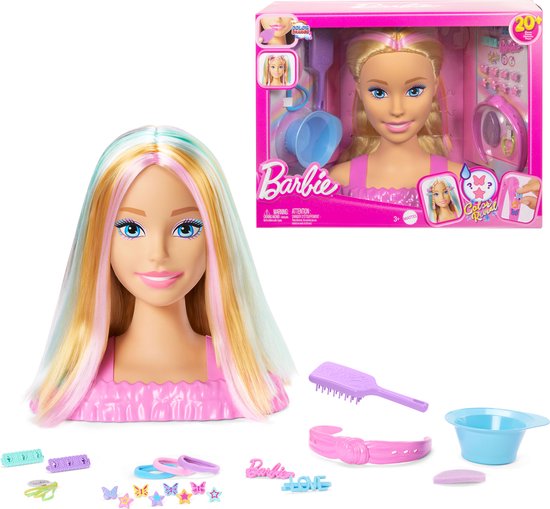Barbie kappop met accessoires