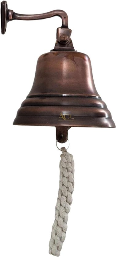 Vintage Scheepsbel Deurbel - Nautische Decoratie - 1 stuk - Zwart ...