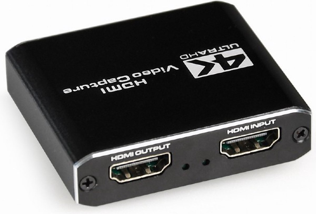 GMB Video grabber - HDMI video Capture Card - Game Capture - Livestreamen - 4K Ultra HD - met USB en HDMI kabel thumbnail 3