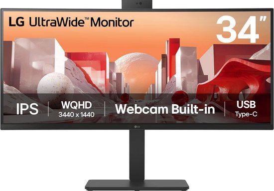 LG 34BA85QE-B QHD Ultrawide 34″