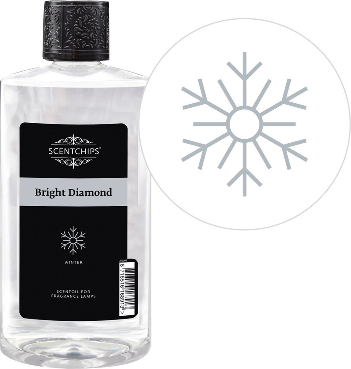 Scentchips® Bright Diamond - Geurolie Voor Oliebrander - Parfum Olie - Geurolie Voor Lampenolie - Geurlamp Olie - 475ml