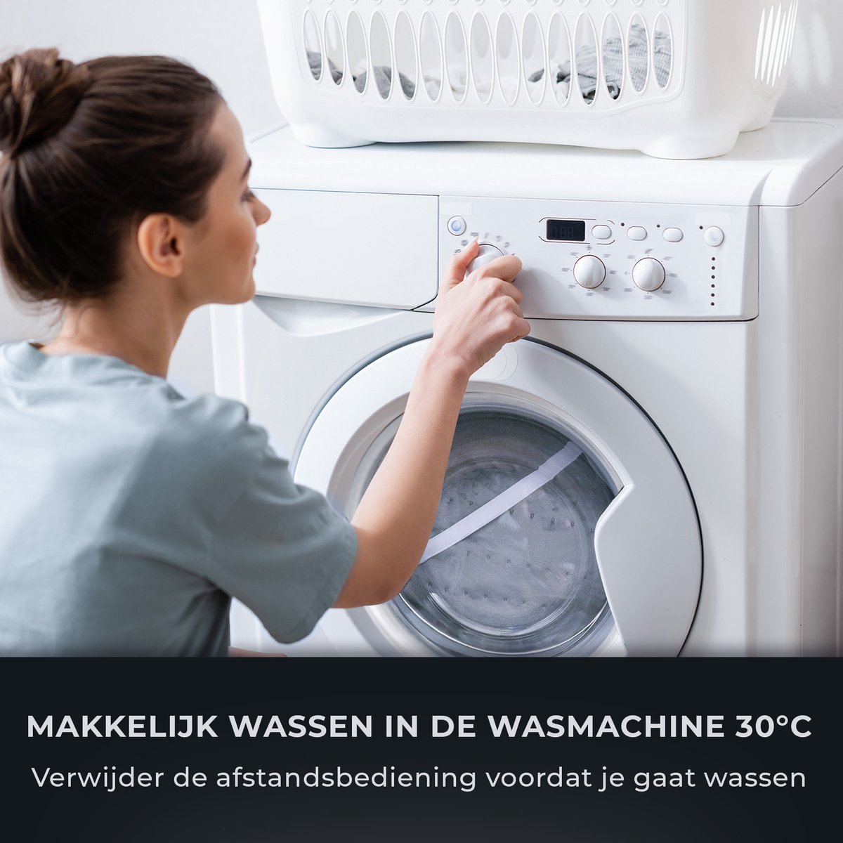 STAUS&BACH CozySnug Elektrische Onderdeken XXL Antraciet - afbeelding 3